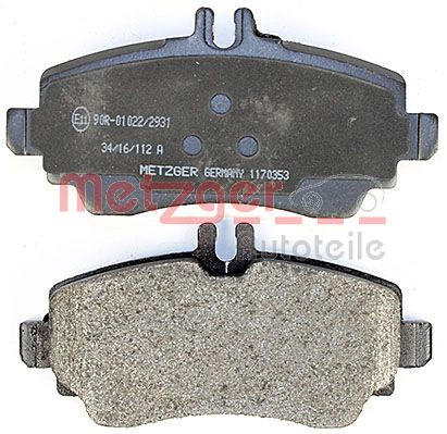 METZGER Bremsbelagsatz, Scheibenbremse